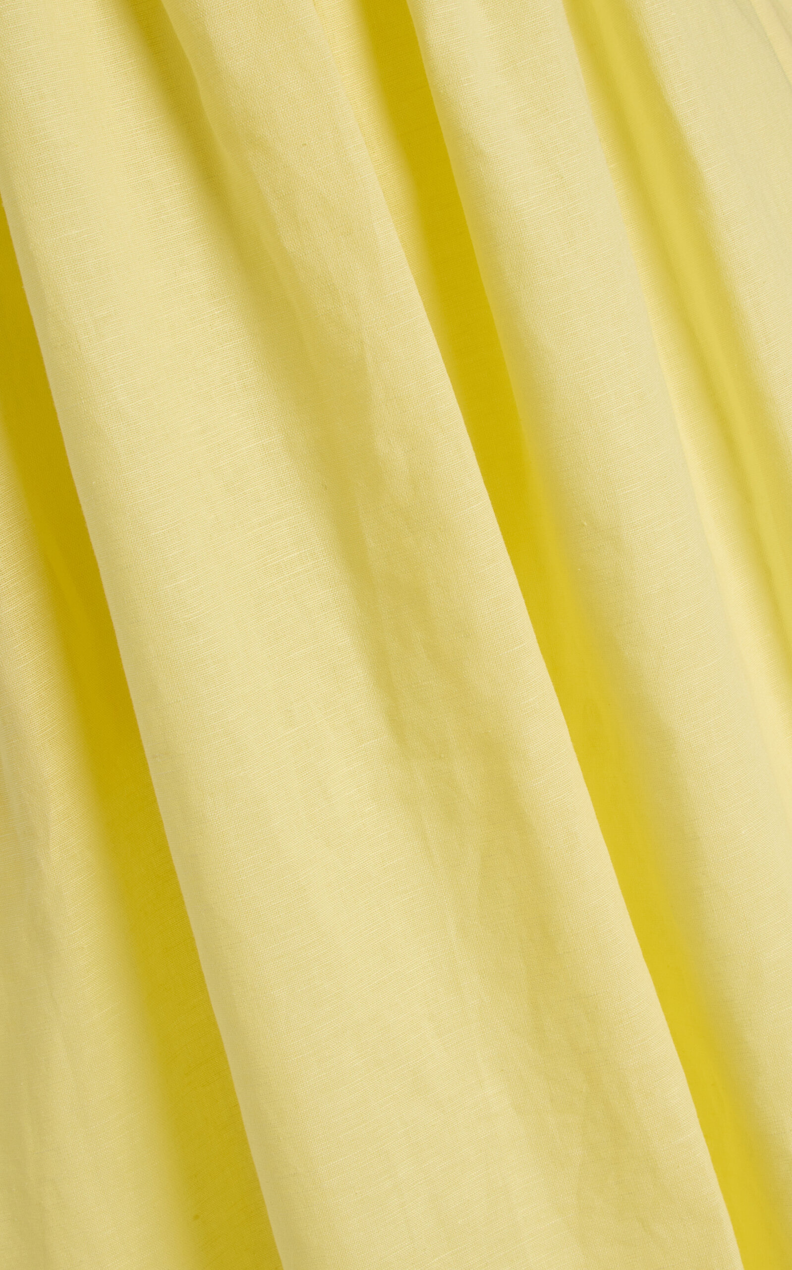 Exclusive Crossback Linen-Cotton Maxi Dress yellow - 5