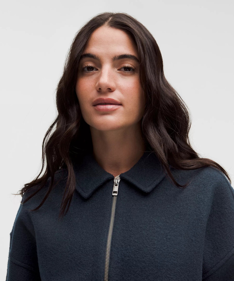 Wool-Blend Collared Jacket 4