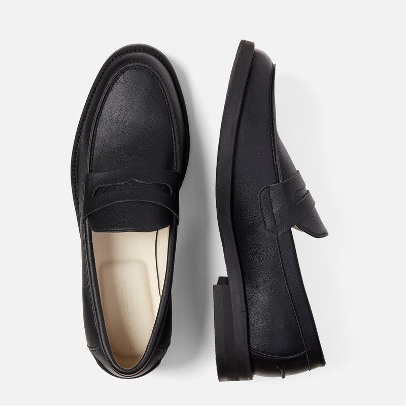 Wilde Black Vegan Penny Loafer - Men's 4
