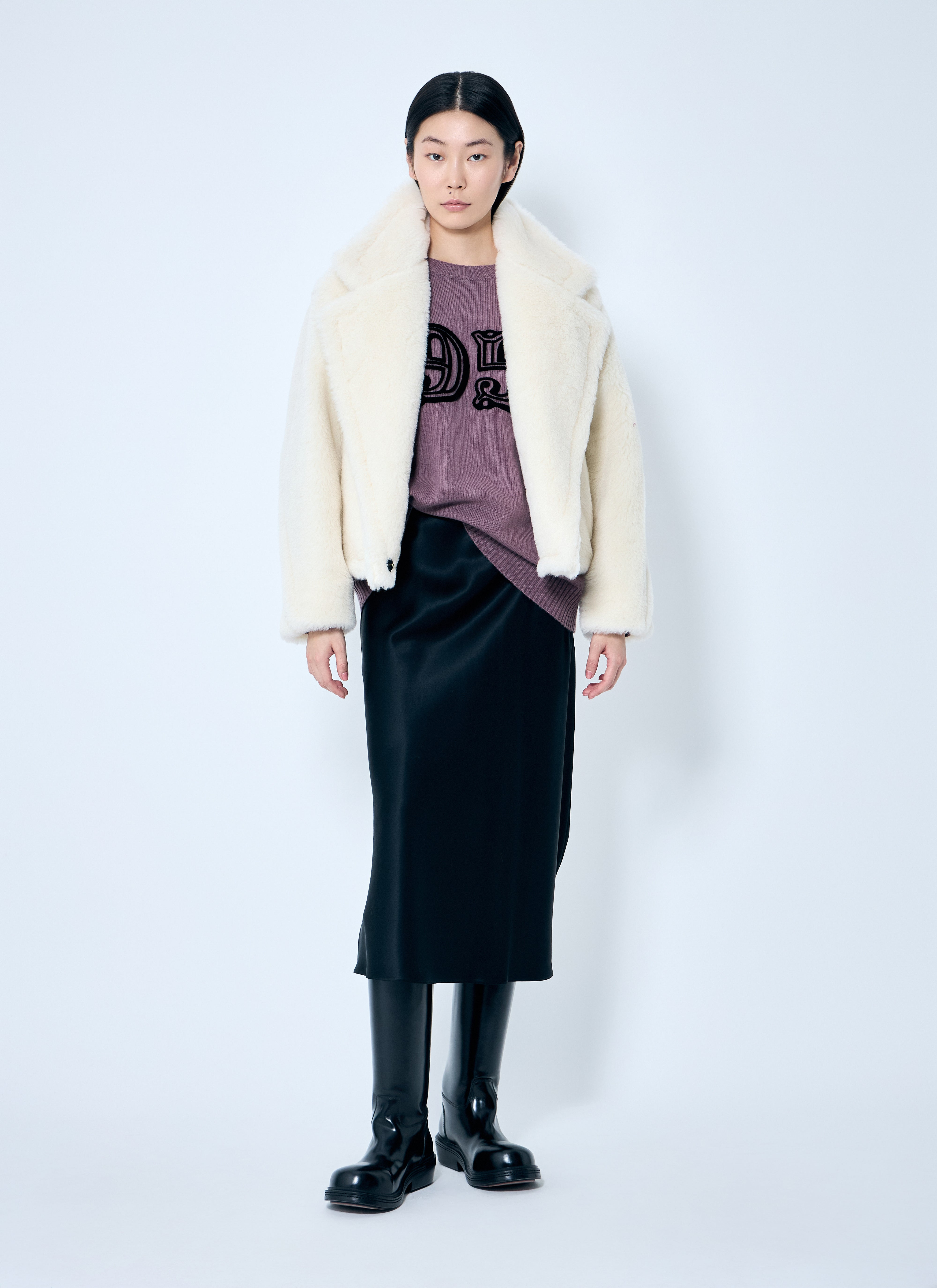 Max Mara Women Oversized Wool And Cashmere Sweater - 2