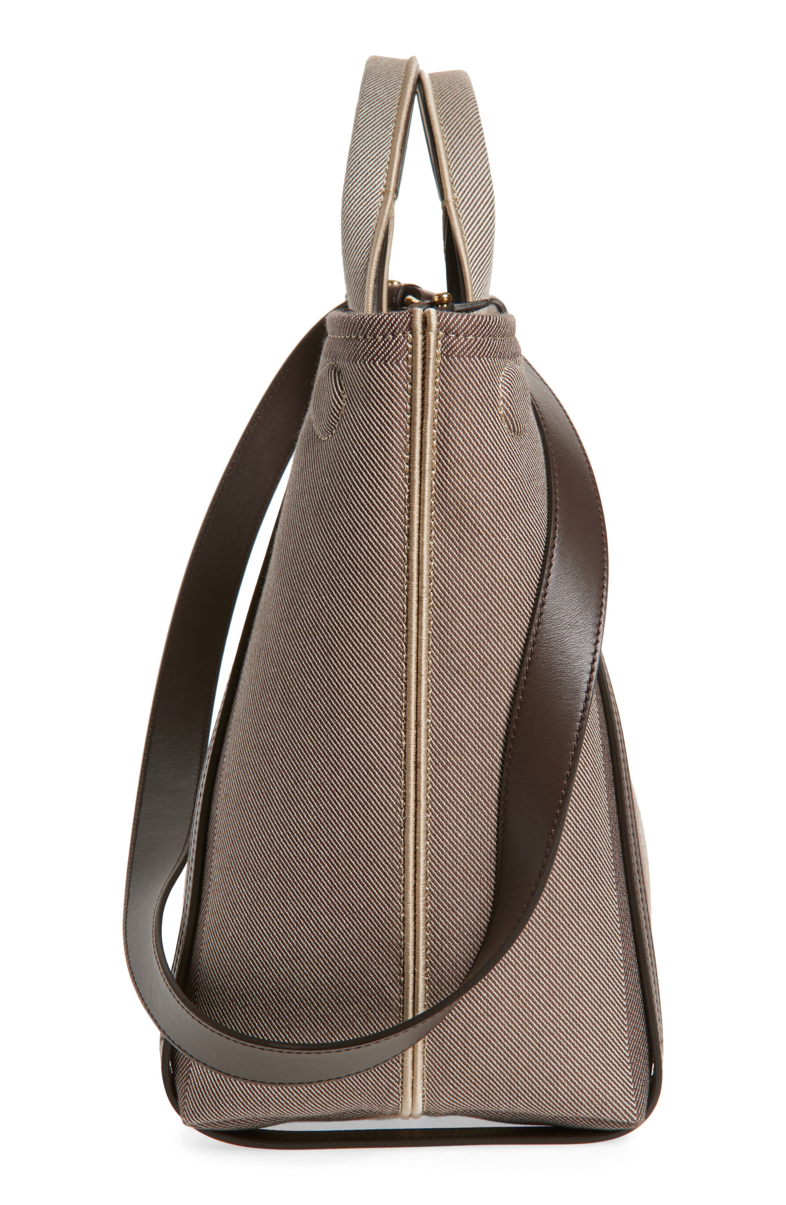 Chloé Carry Canvas Jacquard Tote in Kohl Brown at Nordstrom - 6