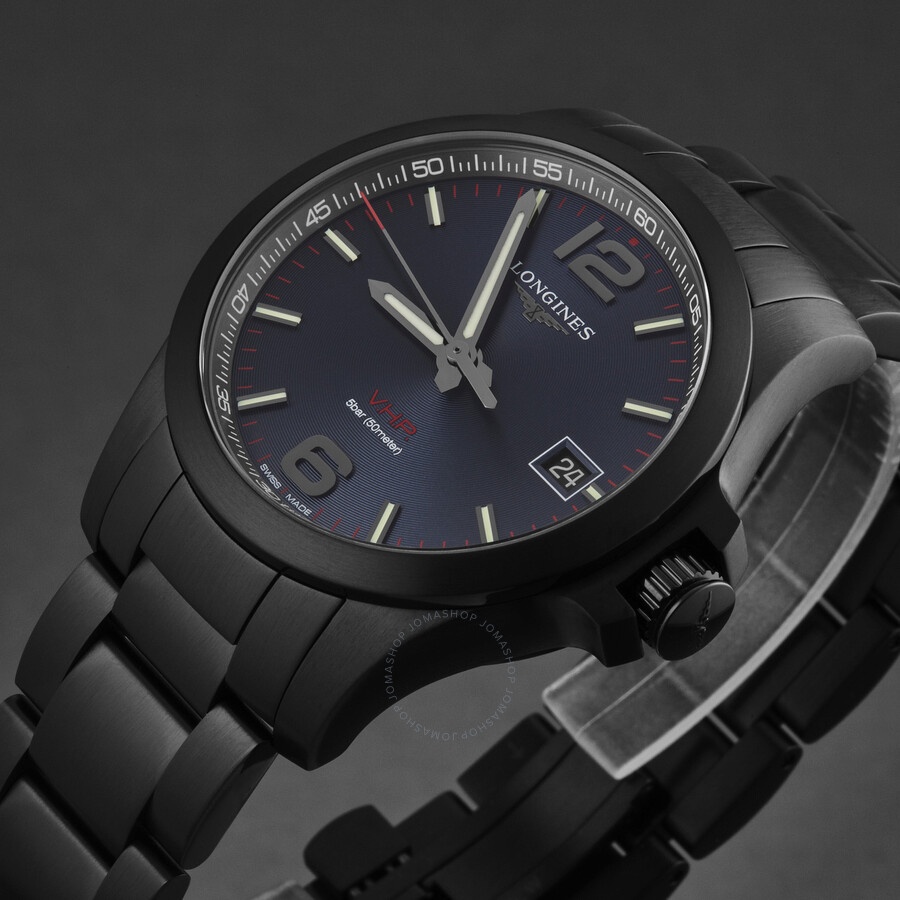 Longines Conquest V.H.P. Quartz Blue Dial Men's Watch L3.716.2.96.6 - 2