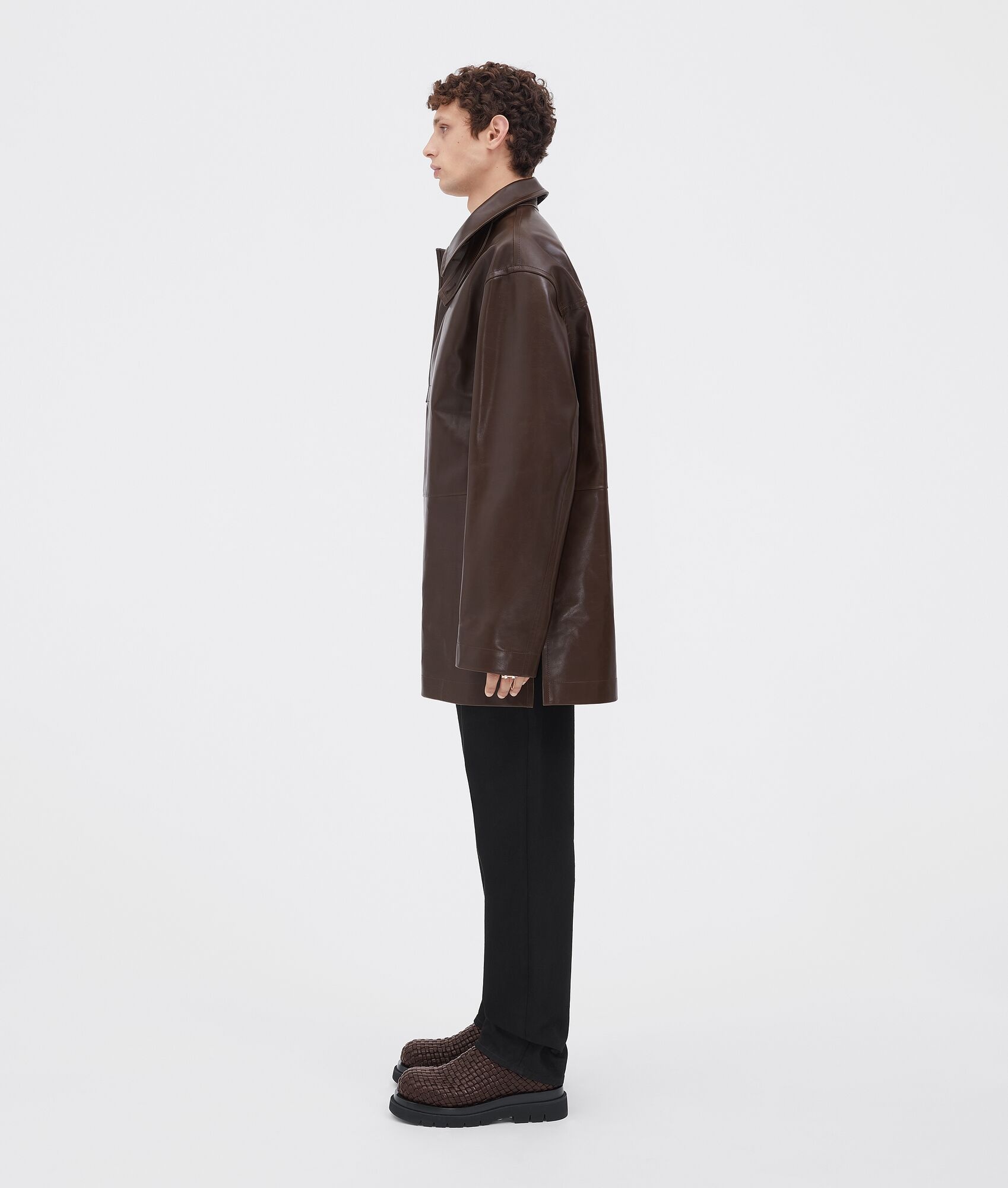 leather parka - 2