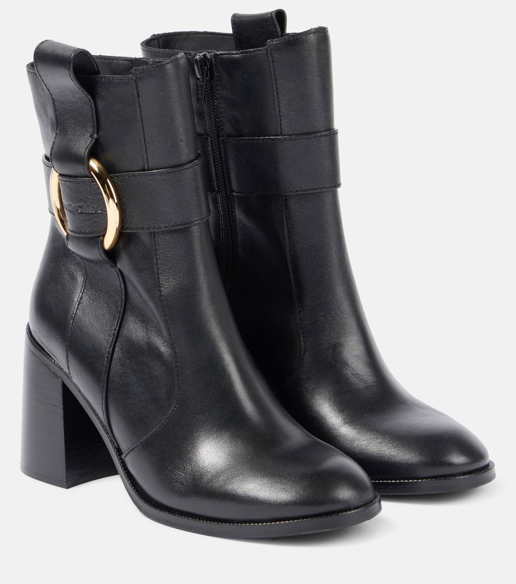Zelda 90 leather ankle boots - 1