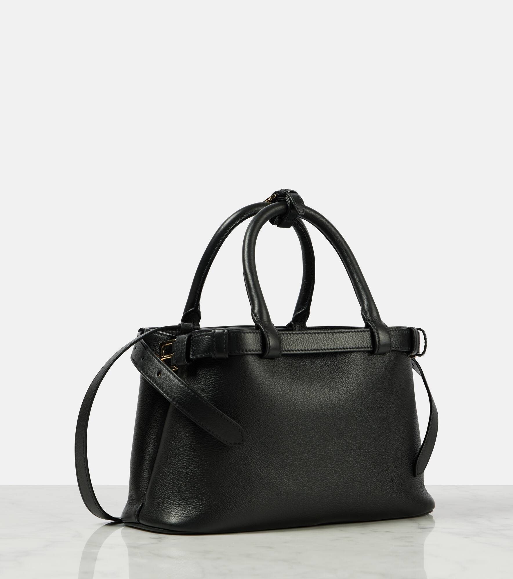 Prada Buckle Small leather tote bag - 4