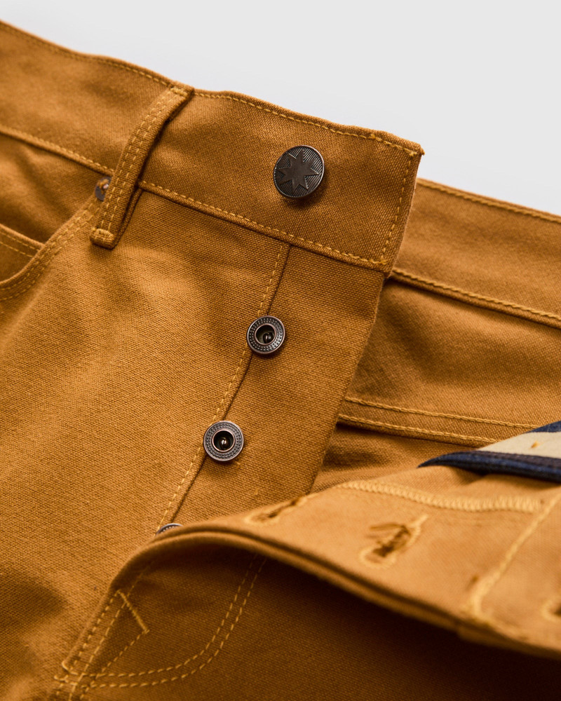 "Portola" 15oz Camel Selvedge Duck Pant - Tapered 6