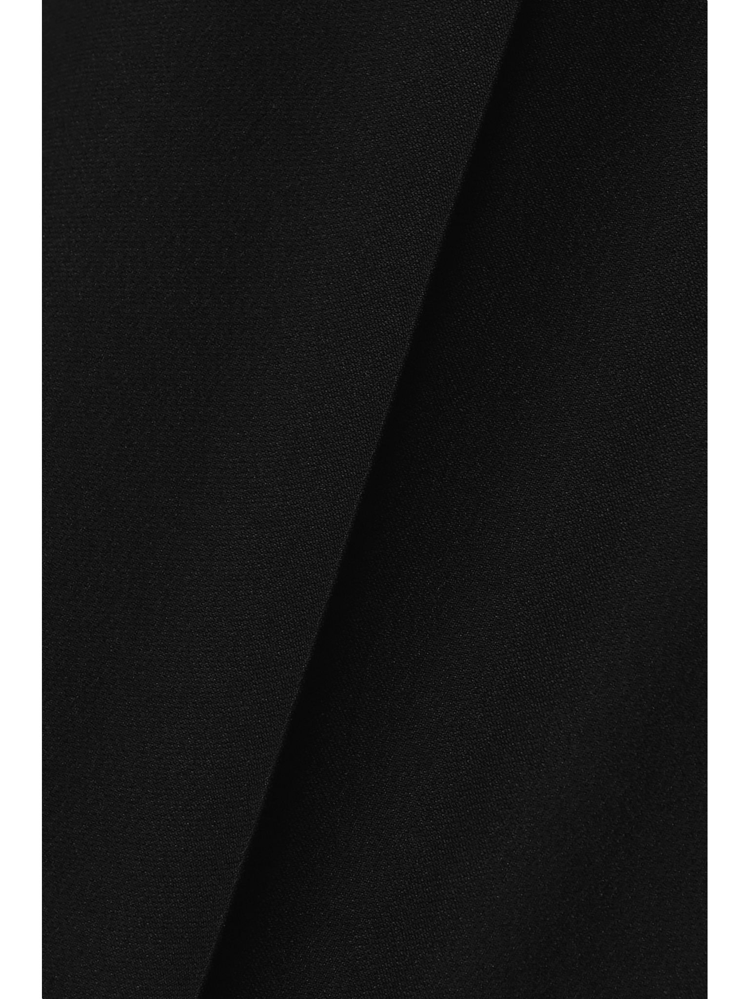 Cropped woven straight-leg pants Black - 4