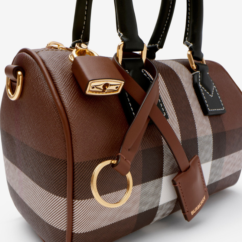 Burberry Mini Check Bowling Bag outlook