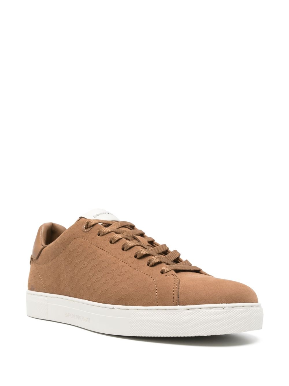 logo-embossed sneakers - 2