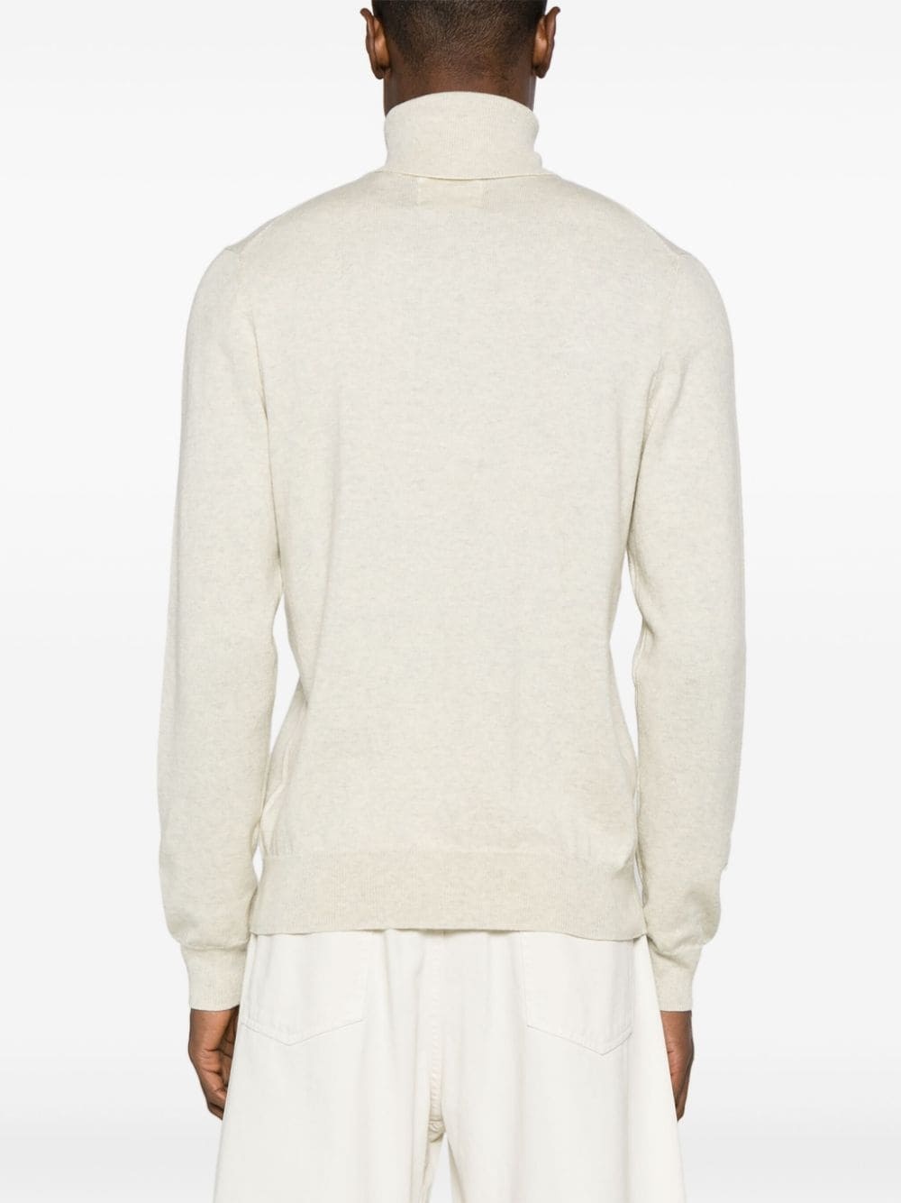 Enzo logo-intarsia jumper - 4