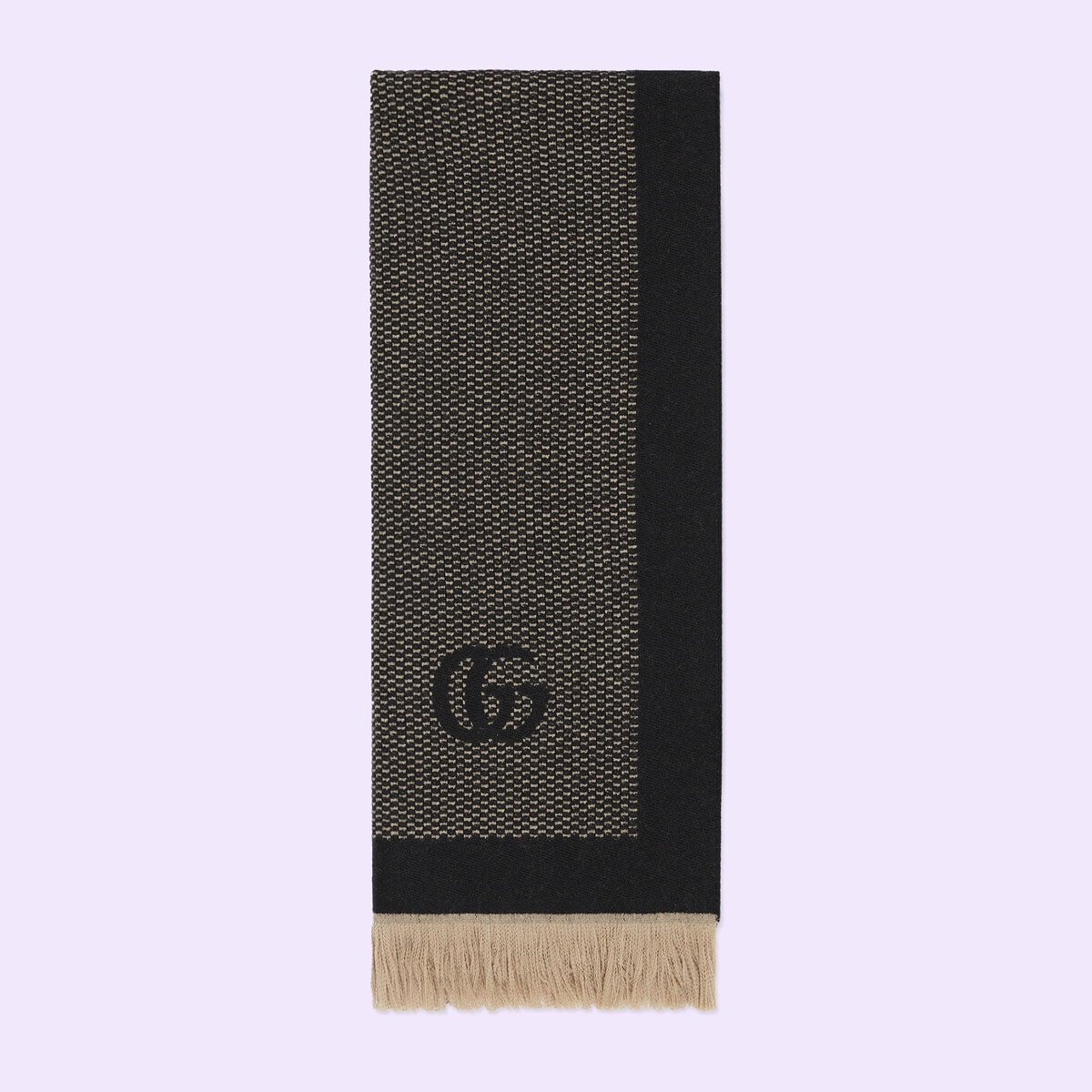 Double G cashmere scarf 1