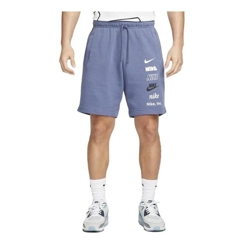 Nike Club Fleece French Terry Shorts 'Blue' FB8831-491 - 1