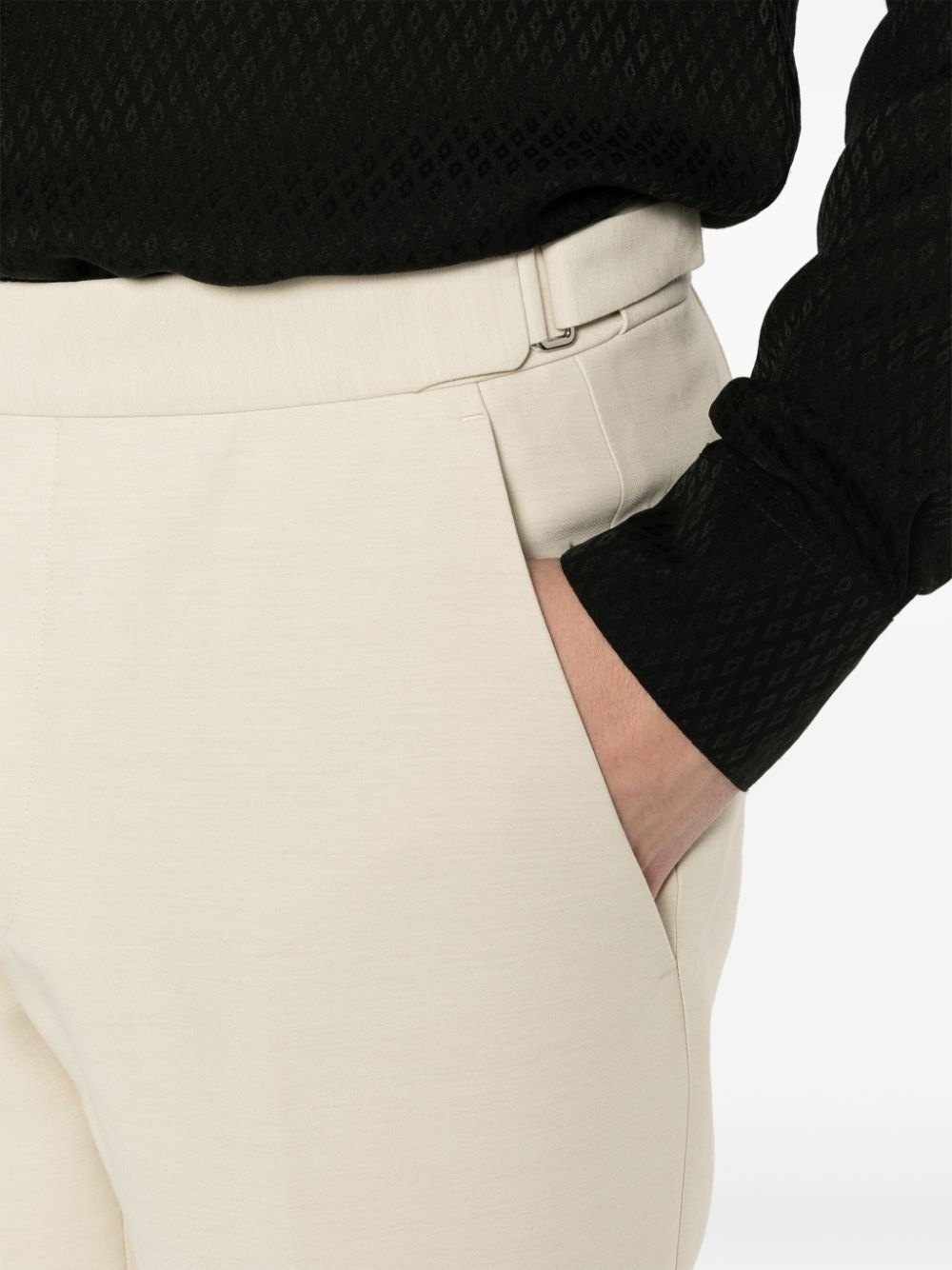twill tailored trousers - 5
