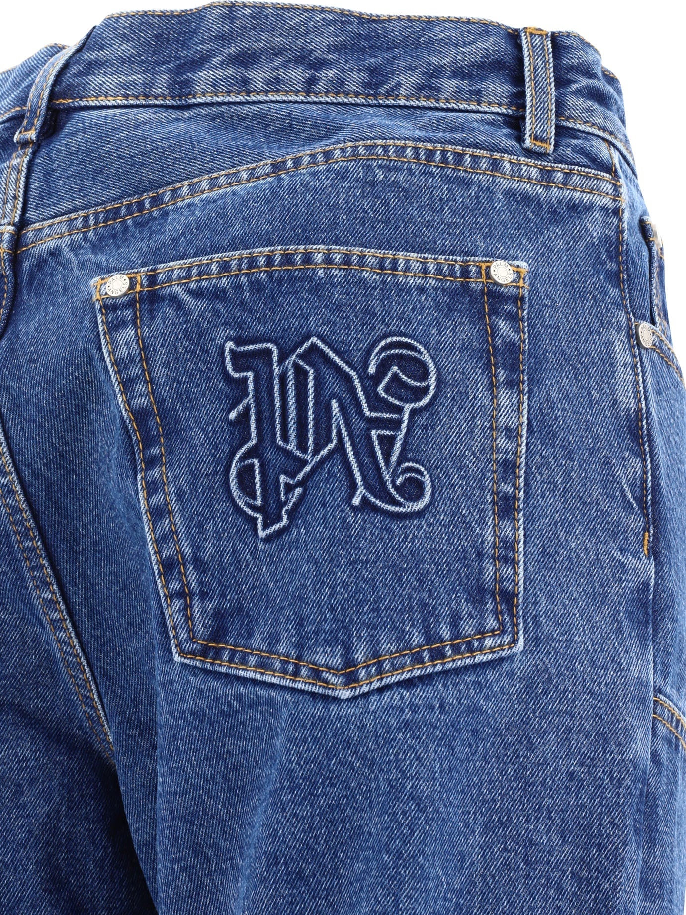 Palm Angels "Monogram" Workwear Jeans - 4