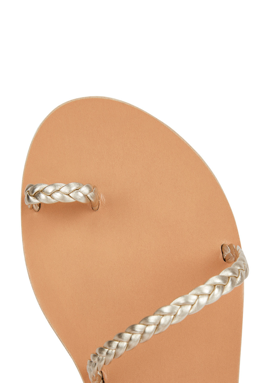 Ancient Greek Sandals Eleftheria Braided Leather Sandals - 4