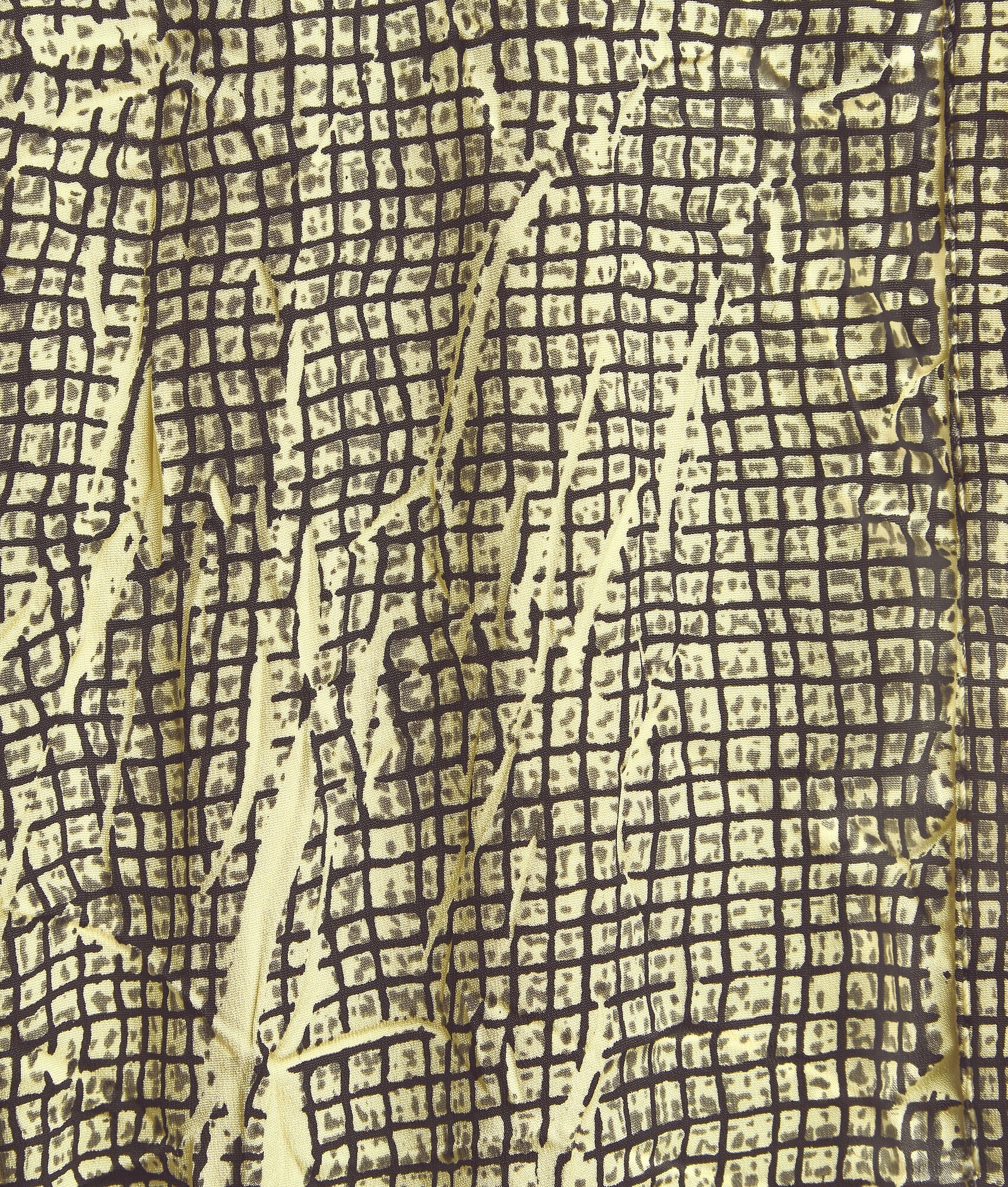 Printed Viscose Creased Dress - 6