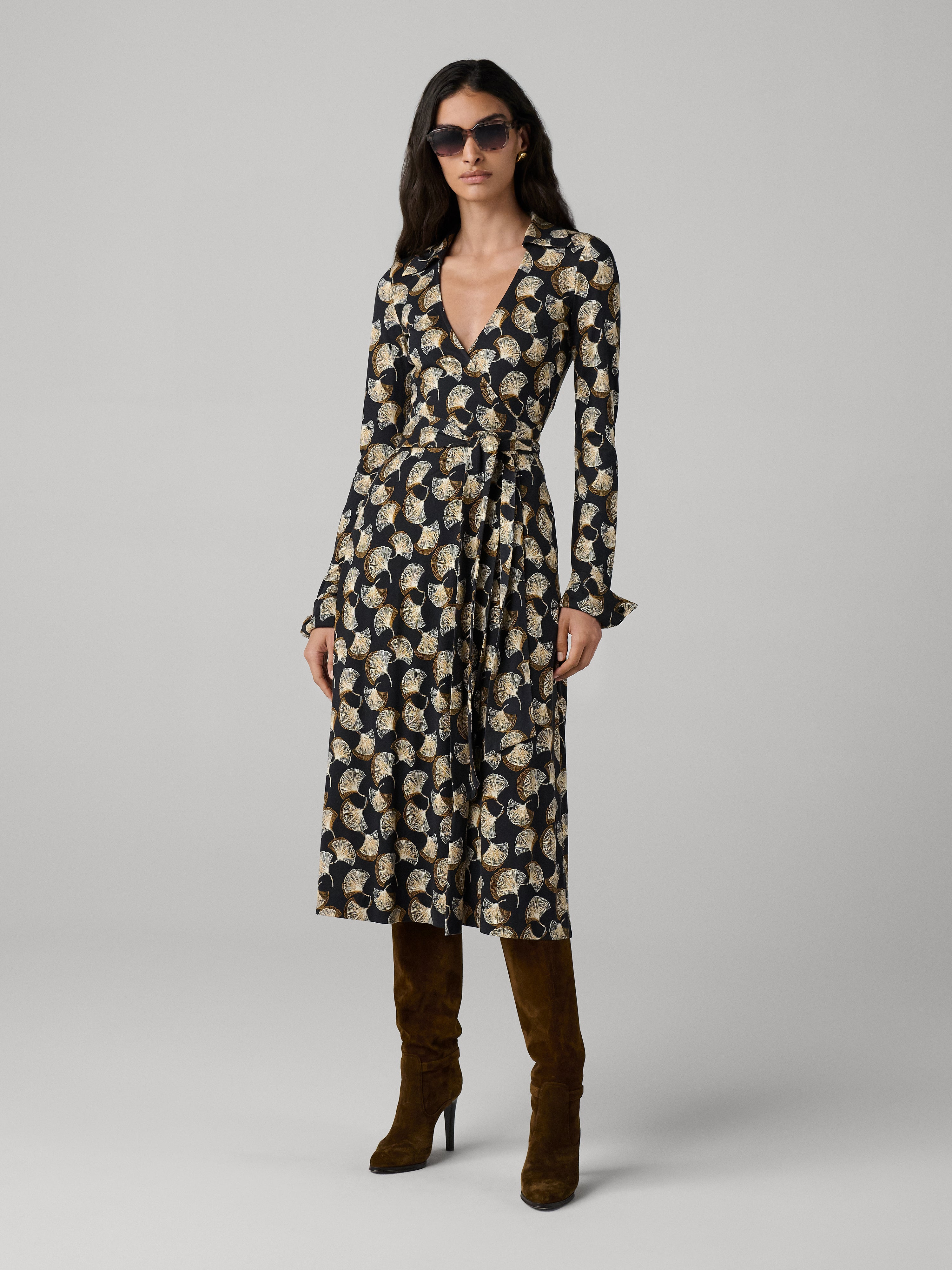 Antonia Silk Jersey Wrap Dress - 2