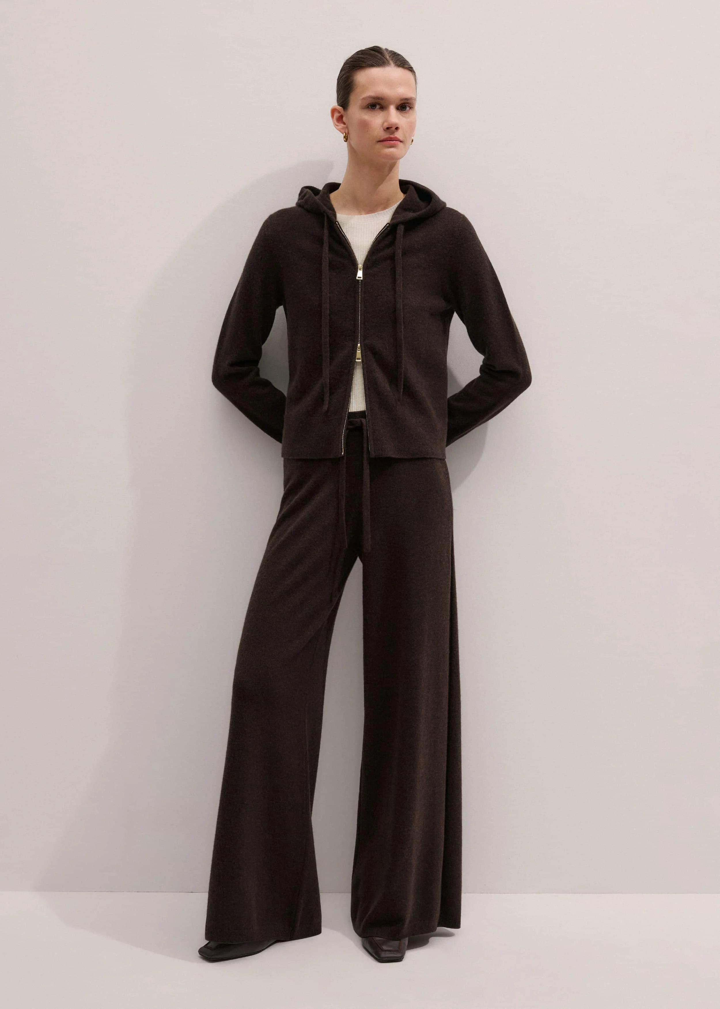 Wide-Leg Knit Pant - 1