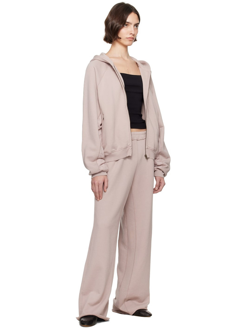 SKIMS Taupe French Terry Relaxed Zip Up Hoodie outlook