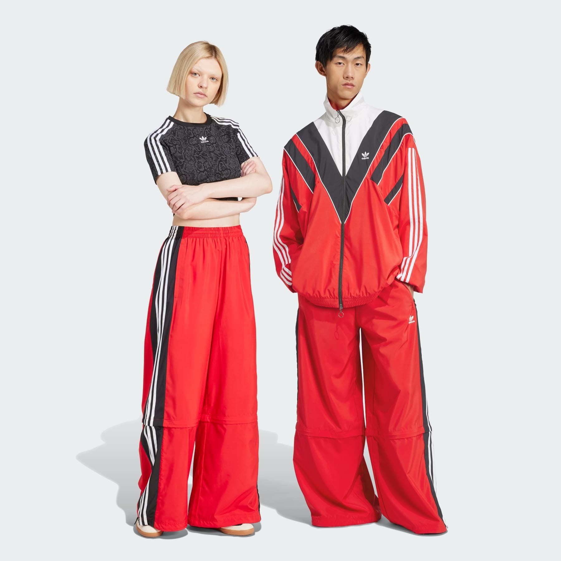 【NONCODE】22SS★ Tela Crispy Line Pants adidas Rasant Cut Line Track Pants | REVERSIBLE