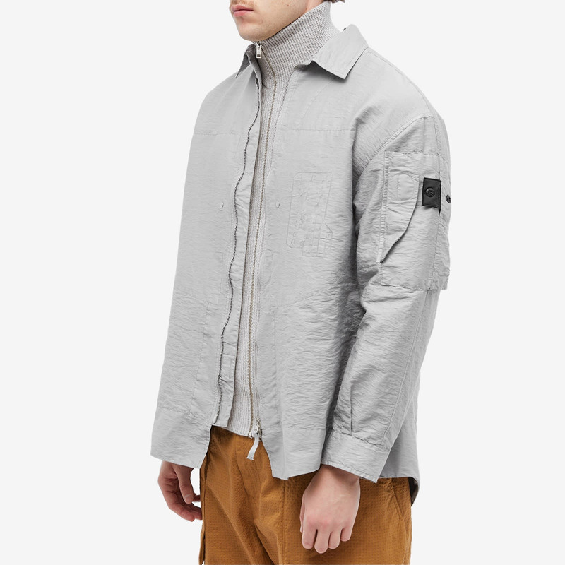 Stone Island Shadow Project Stone Island Shadow Project Cotton Nylon Printed Shirt Jacket outlook