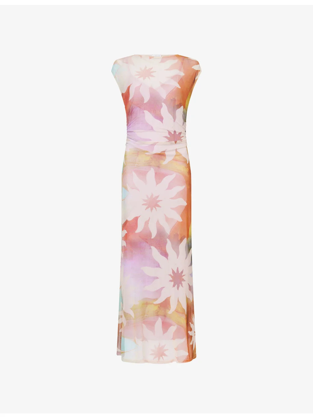 Soleil Luna Printed Mesh Maxi Dress - 1