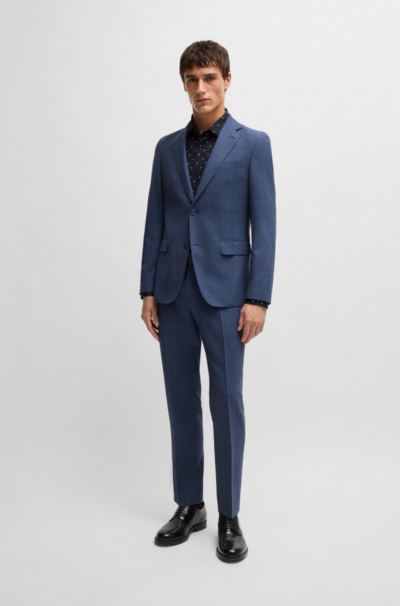 BOSS SLIM-FIT SHIRT IN PRINTED PERFORMANCE-STRETCH FABRIC outlook