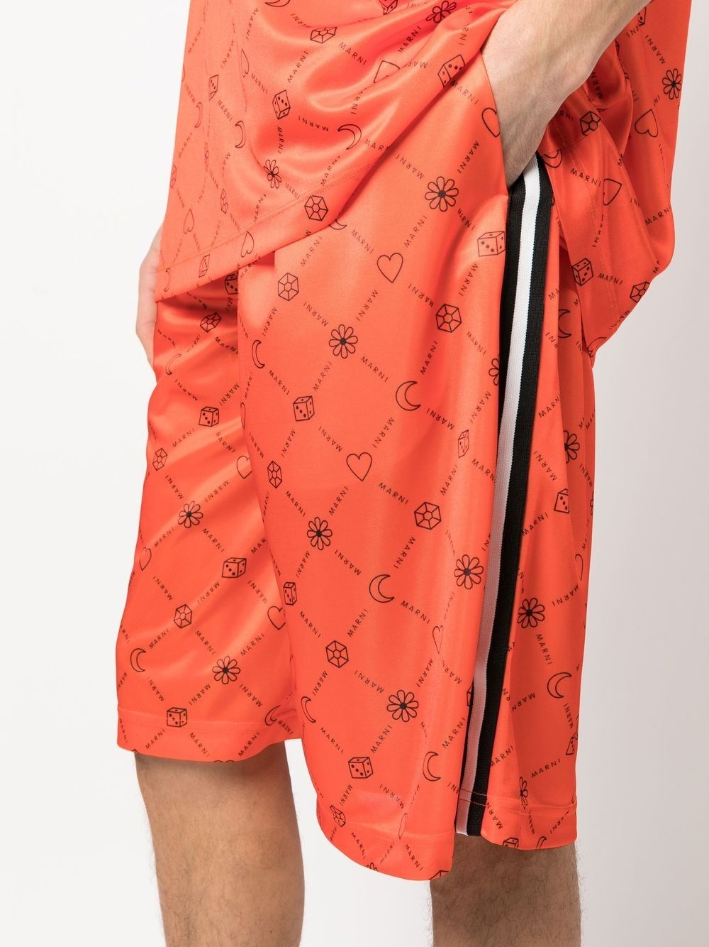 graphic-print lightweight shorts - 5