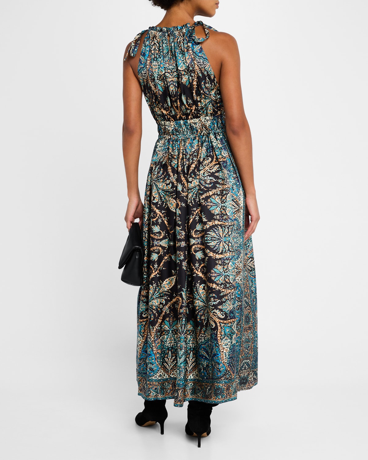 Joni Printed A-Line Maxi Dress - 3