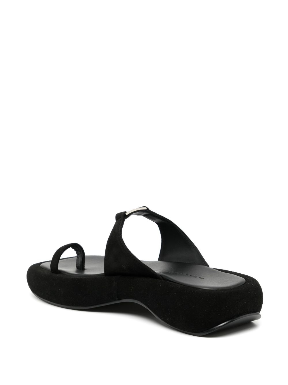 logo toe loop sandals - 3