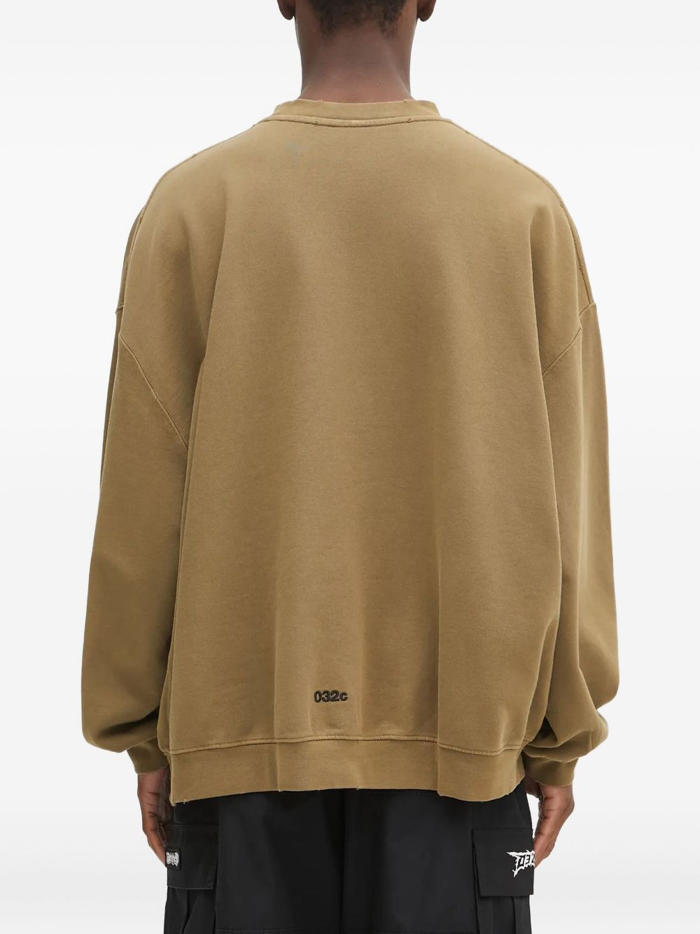 flame-print long-sleeves sweatshirt - 2