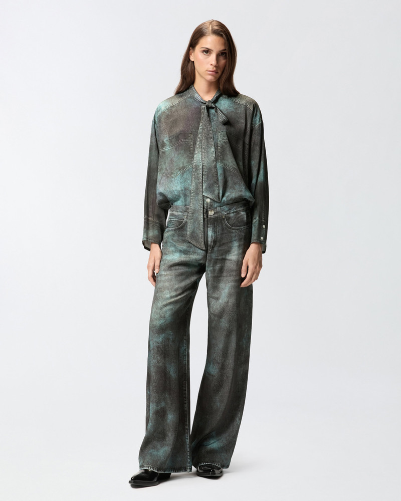 WIDE-LEG TROUSERS WITH TROMPE-L'ŒIL PRINT 3