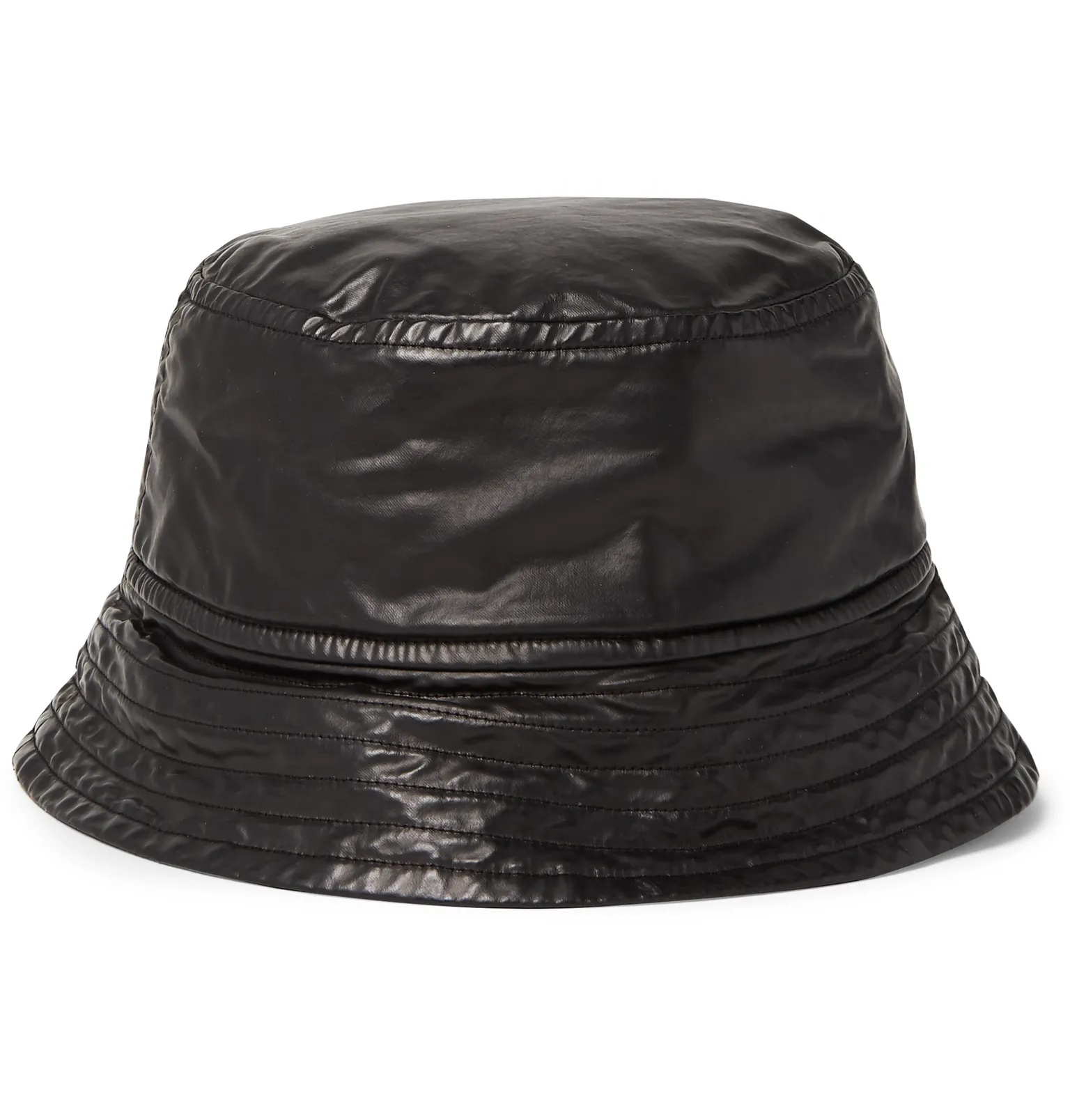 Gillian Coated Cotton-Blend Bucket Hat - 3