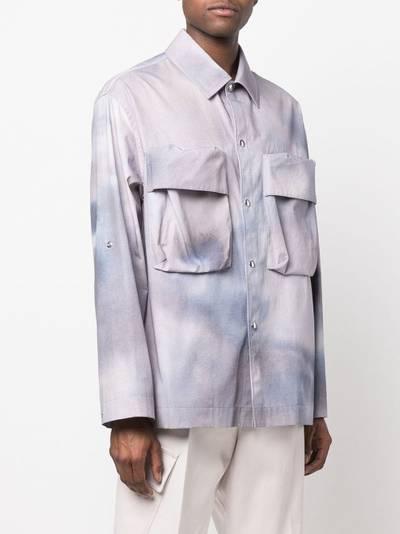 OAMC tie-dye print shirt jacket outlook