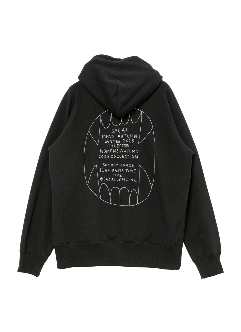 sacai Graphic Print Hoodie outlook