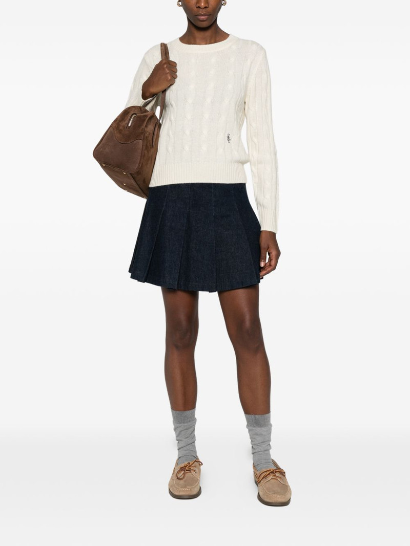 Sporty & Rich cable-knit sweater outlook