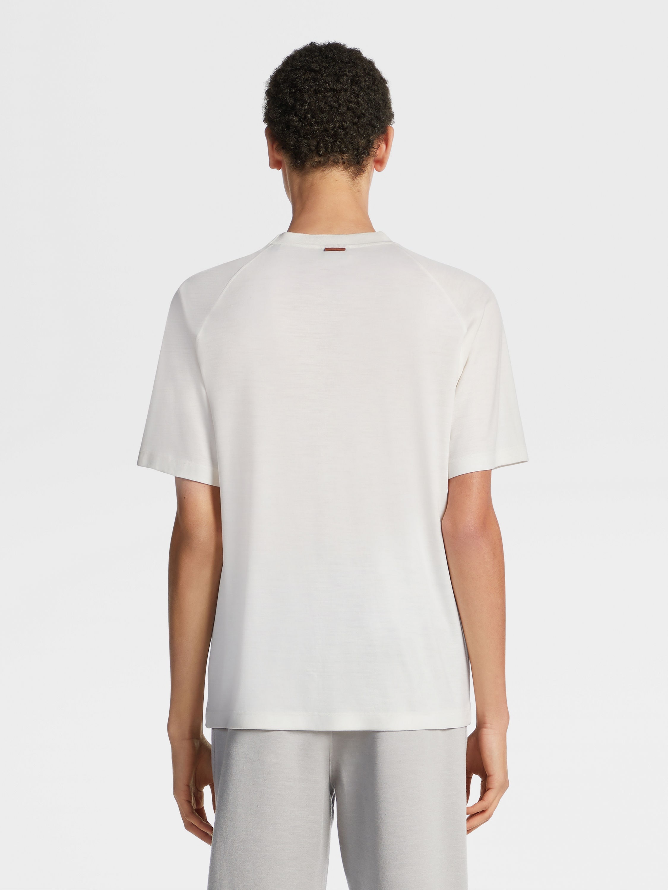 WHITE HIGH PERFORMANCE™ WOOL T-SHIRT - 3