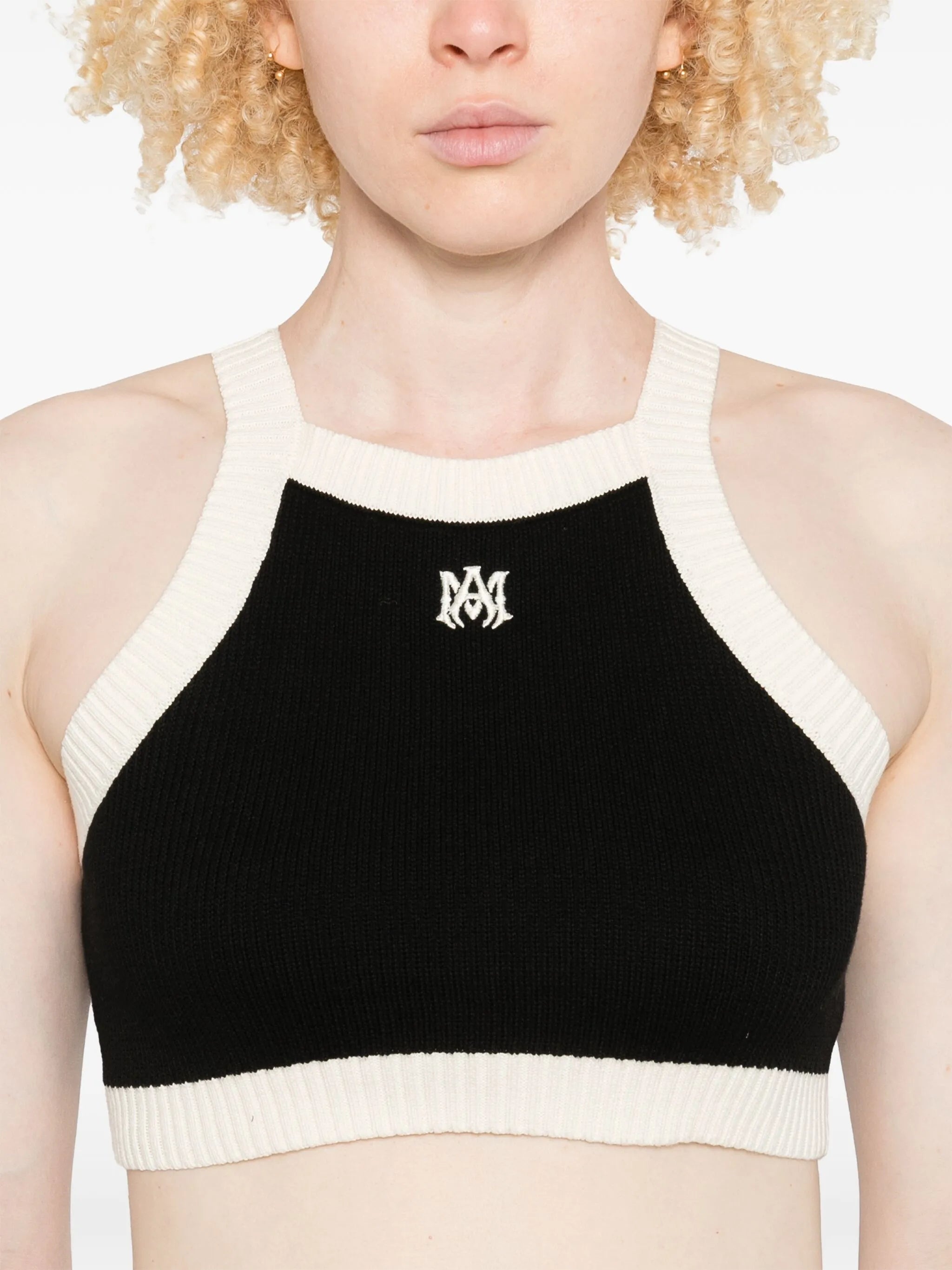 Amiri Ma Cropped Tank Top - 4