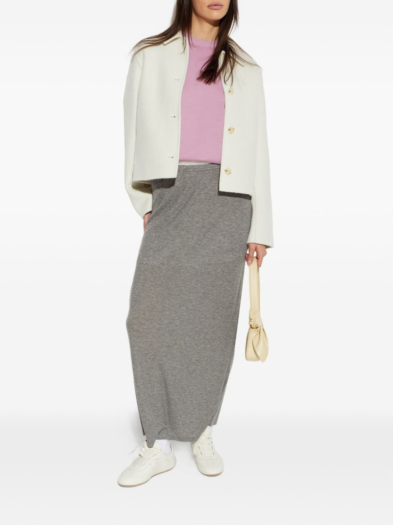 SAMSØE SAMSØE Sadou ribbed maxi skirt outlook