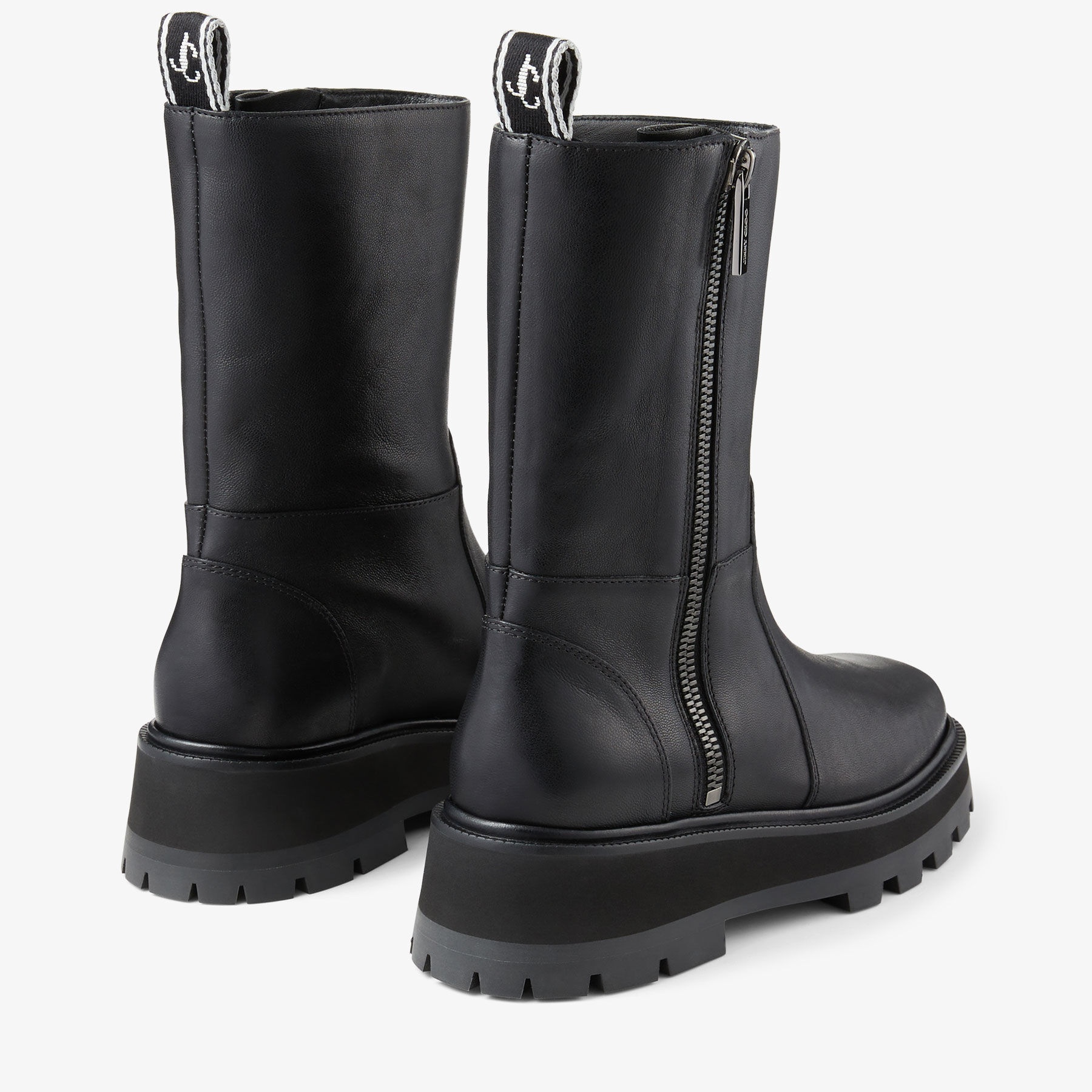 Bayu Flat
Black Soft Nappa Leather Boots - 6