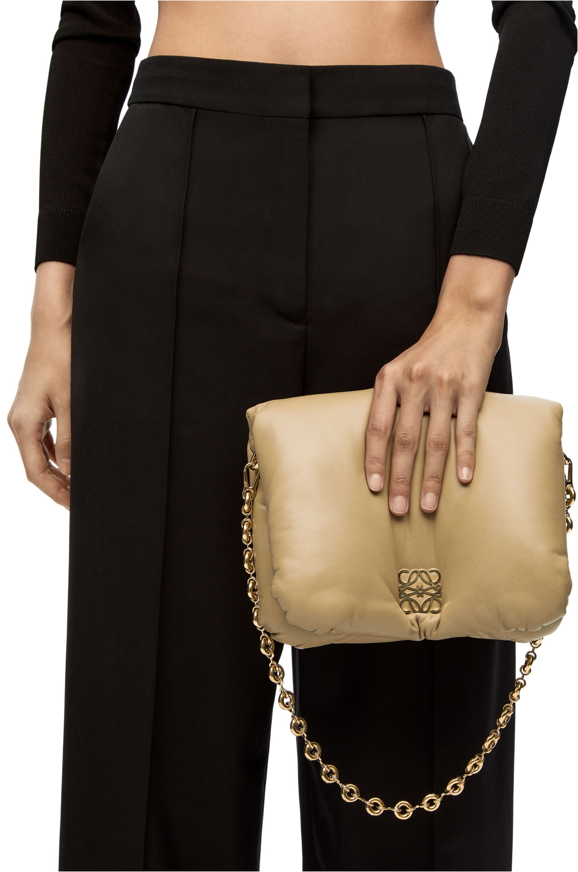 Puffer Goya bag in shiny nappa lambskin - 2