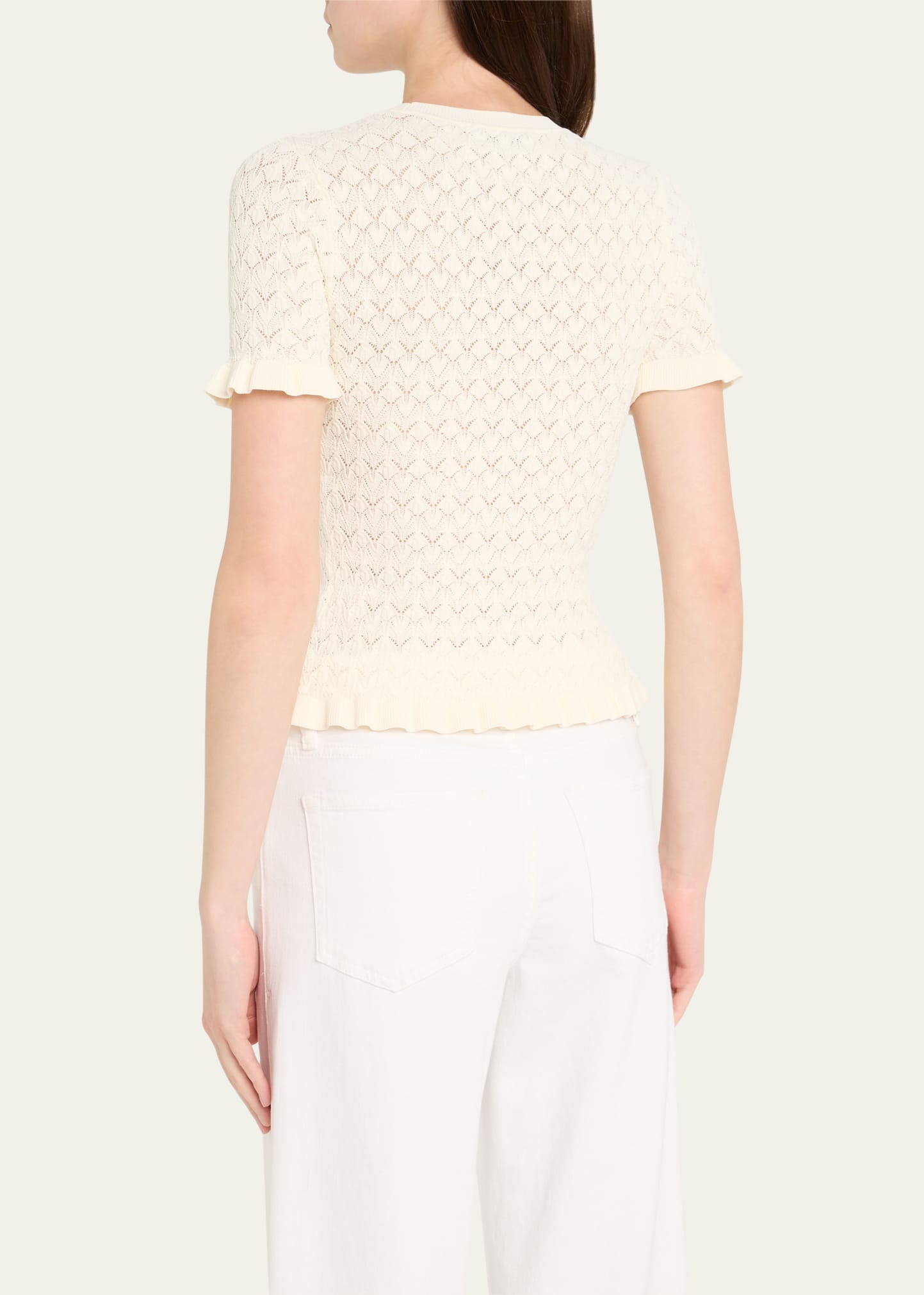 Rue Fine Knit Short-Sleeve Top - 3