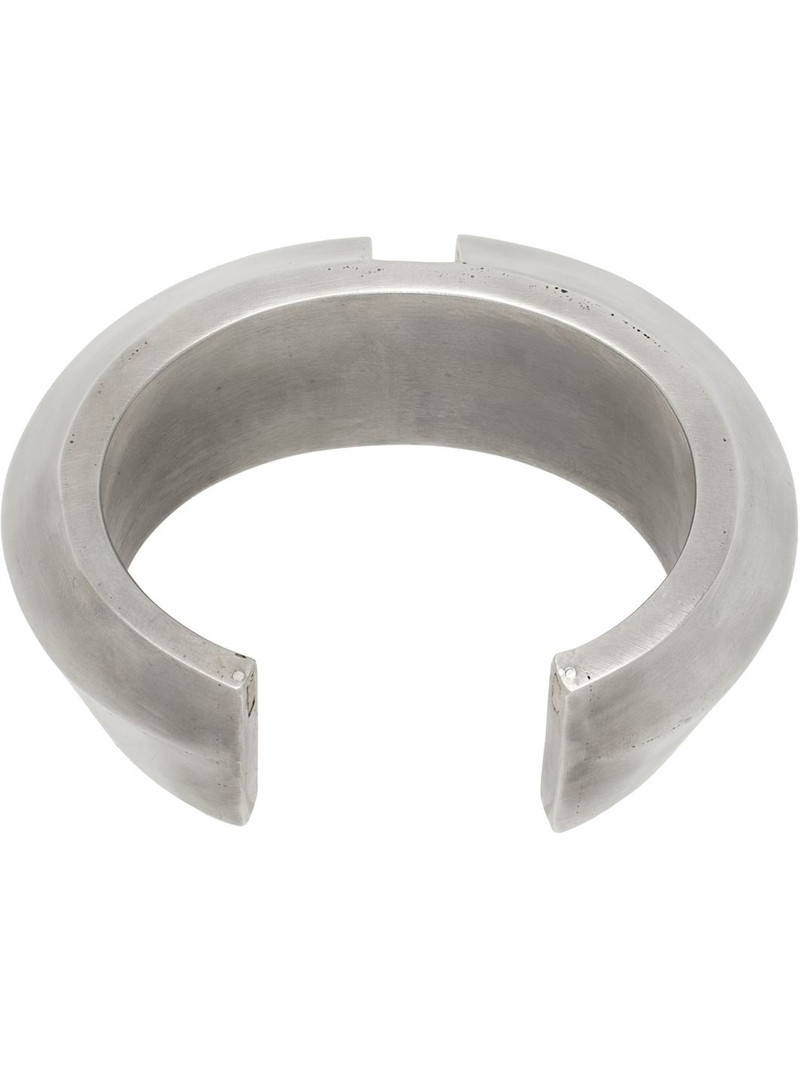 Parts of Four Silver Crescent Rift Wedge Bracelet outlook