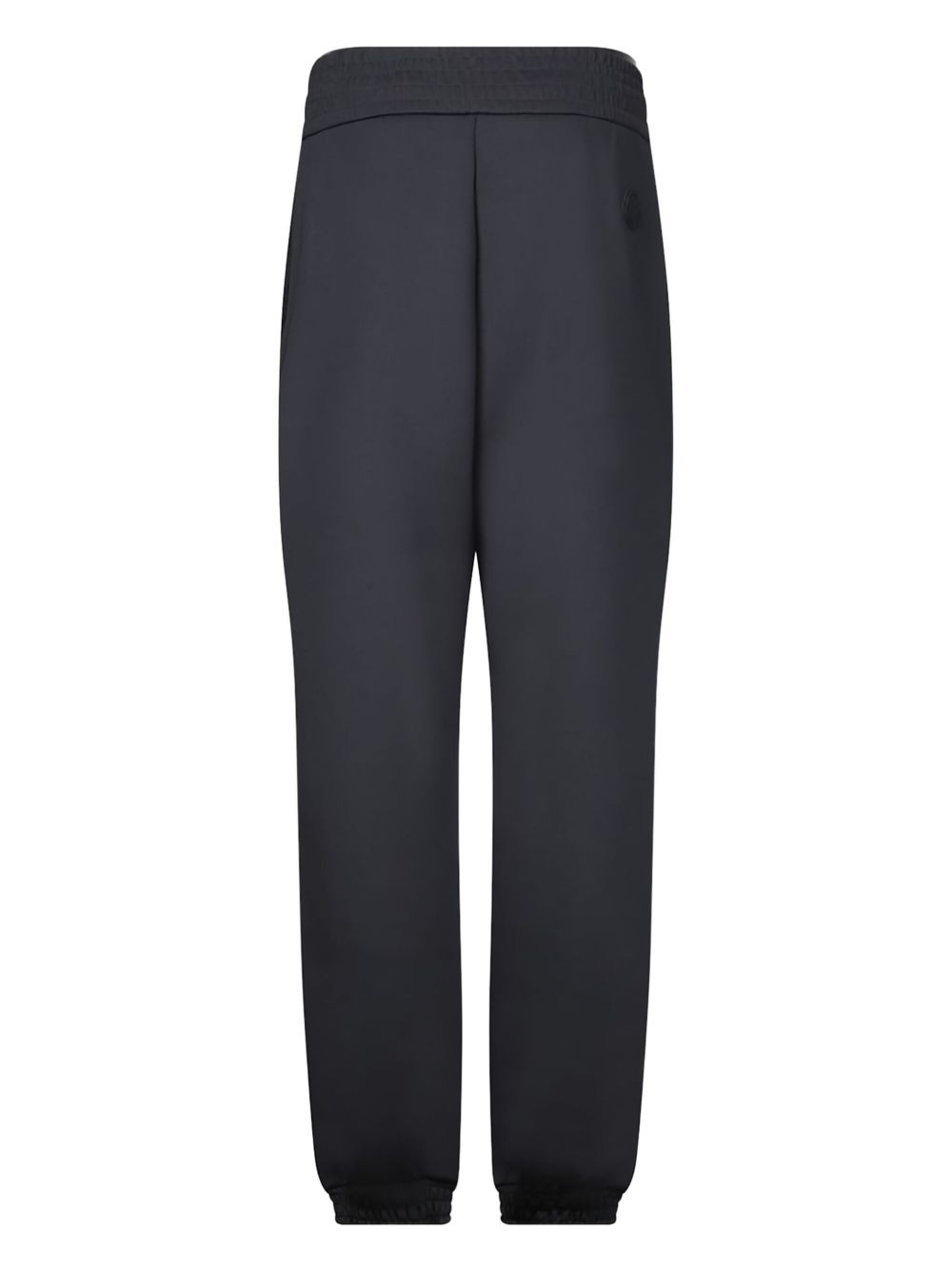 drawstring ribbed-cuffs track pants - 2