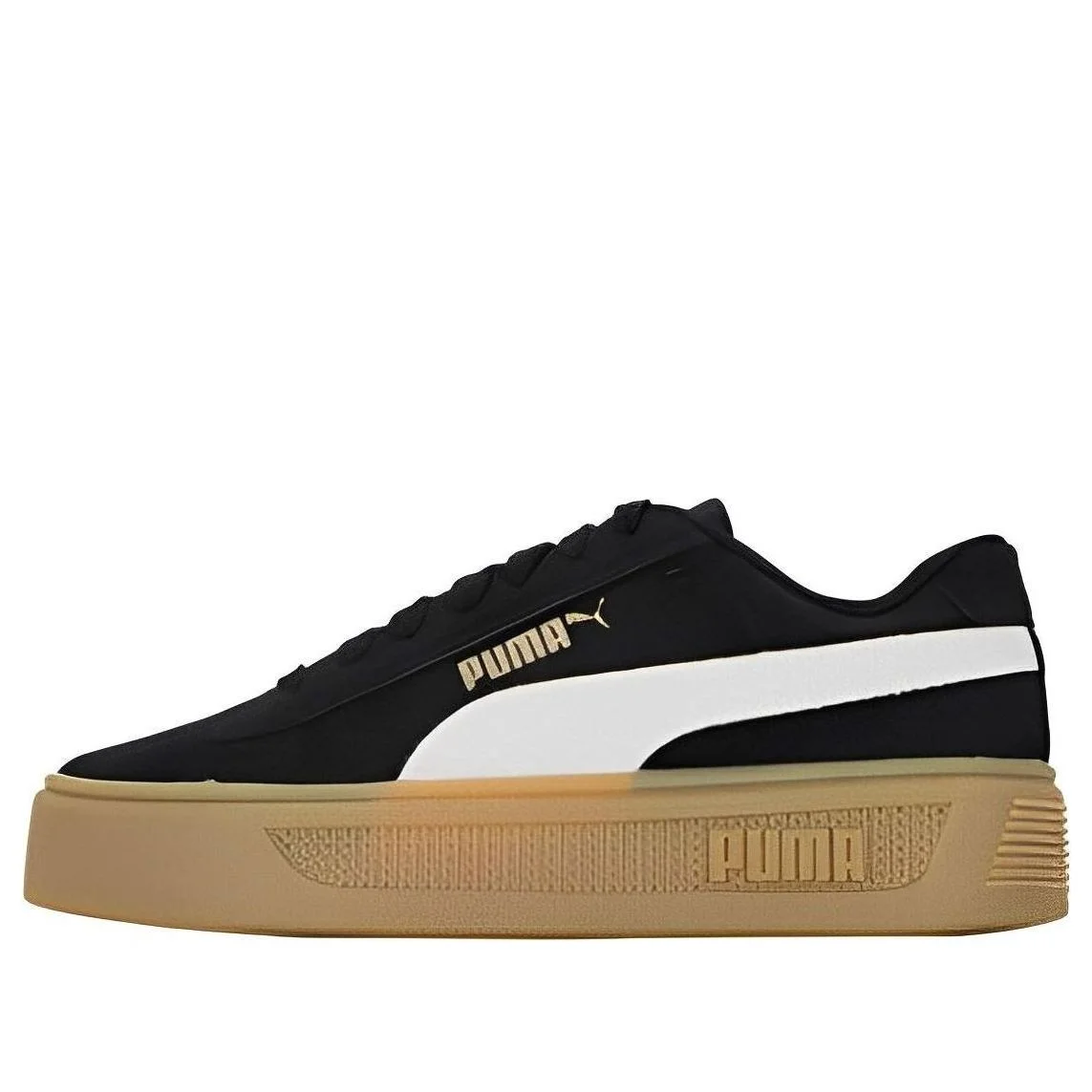 (WMNS) PUMA Smash Platform v3 SD 'Black' 391942-02 - 1