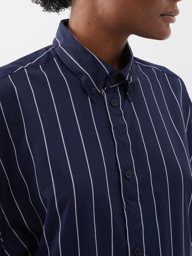 Balenciaga Checked Shirt with Removable Sleeves
