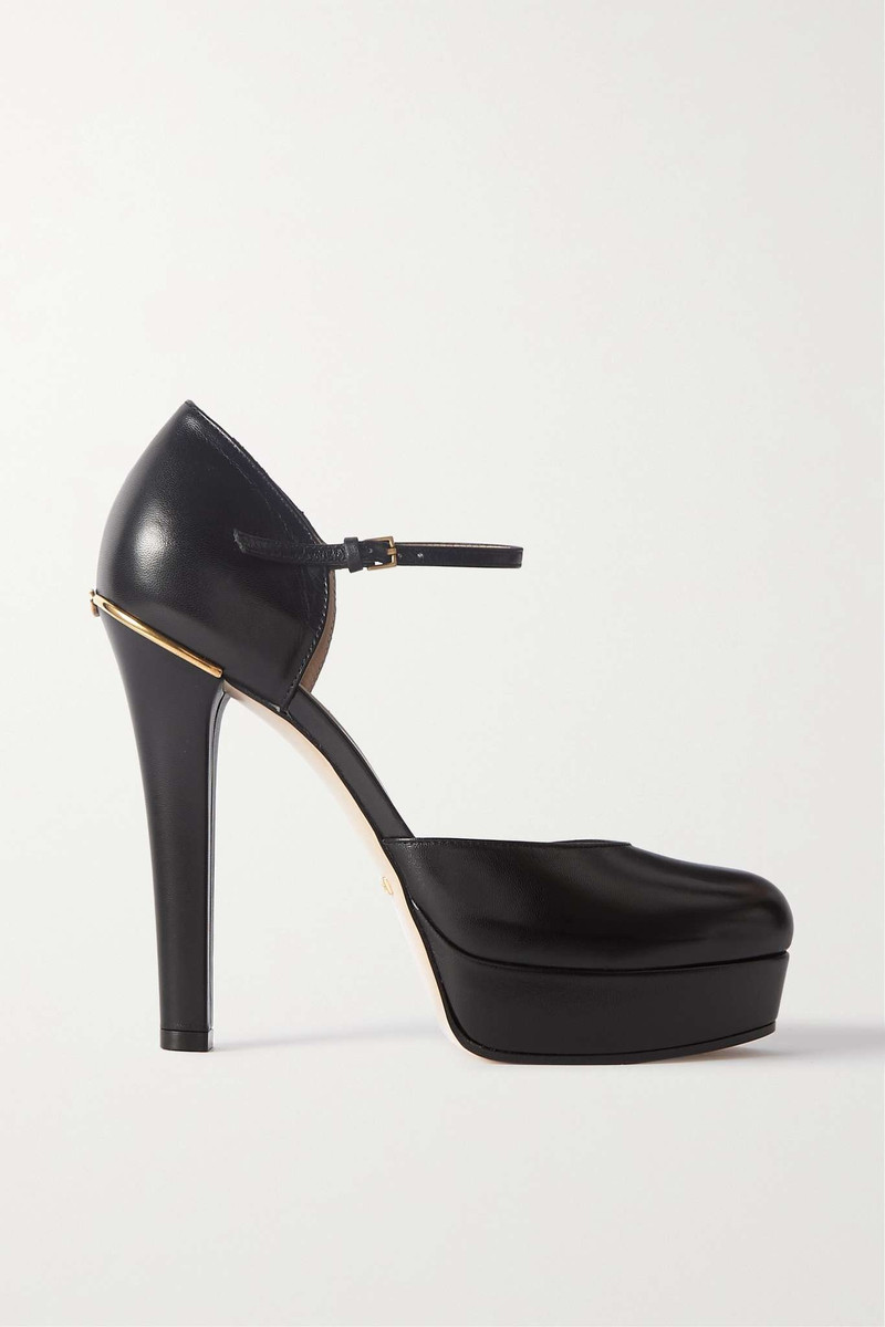 Eleonore leather platform pumps - 1