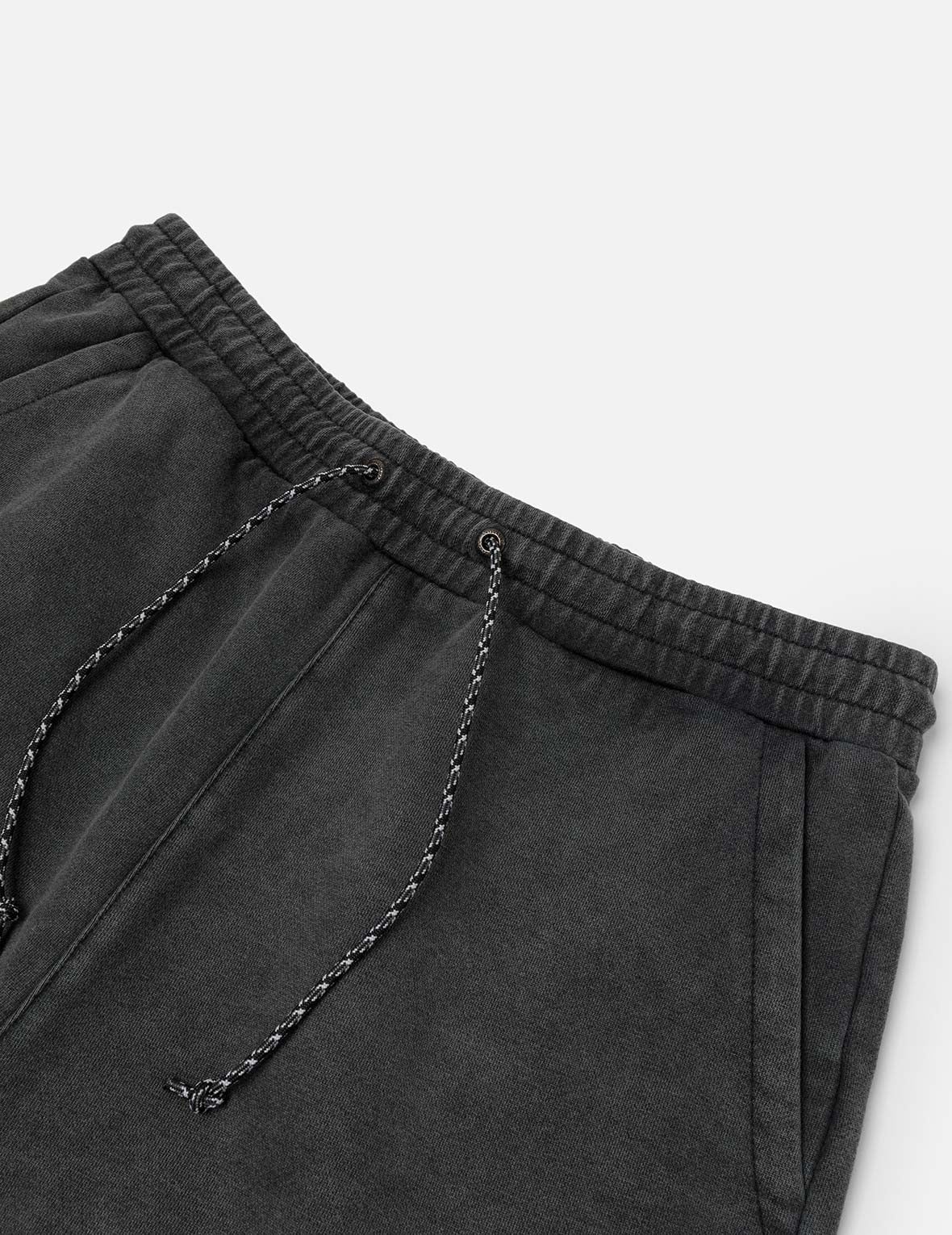 Seagull and Logo Embroidery Relax Fit Sun-Dried Finish Sweatshorts - 7