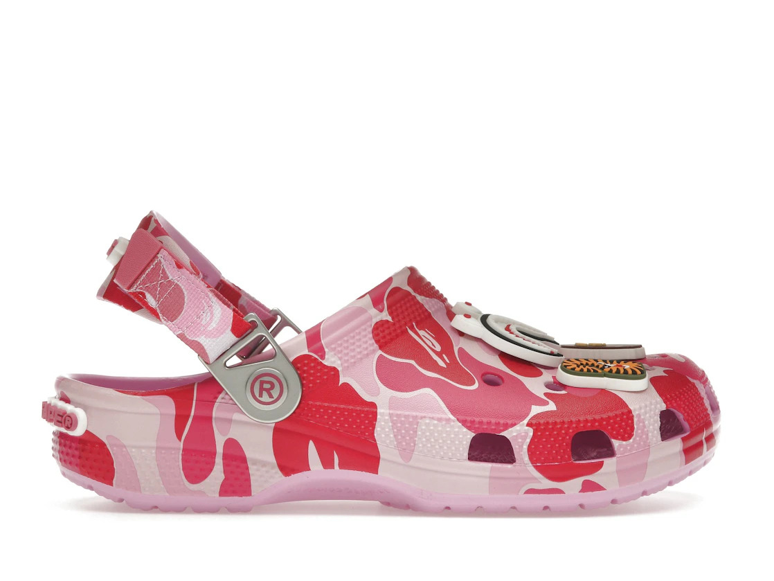 Crocs Classic Clog A Bathing Ape ABC Camo Pink - 1