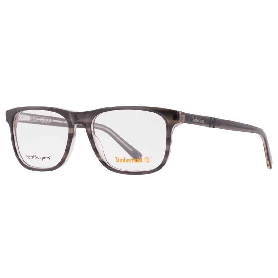 Timberland Demo Rectangular Men's Eyeglasses TB50022 020 55 - 2